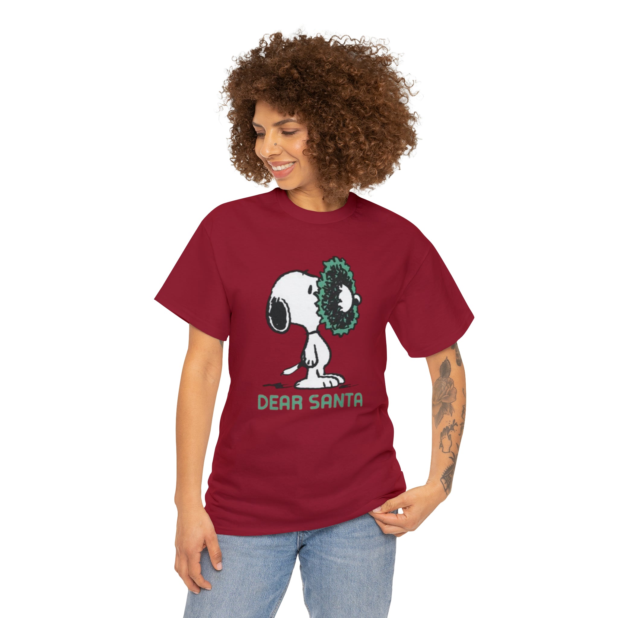 Snoopy- Unisex Heavy Cotton T-Shirt - Creations by Chris and Carlos